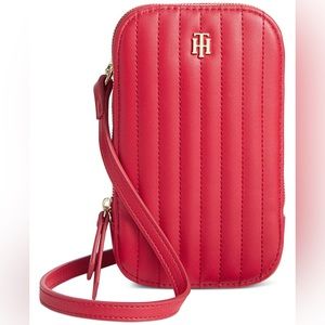 Tommy Hilfiger Luisa convertible phone quilted crossbody NWT